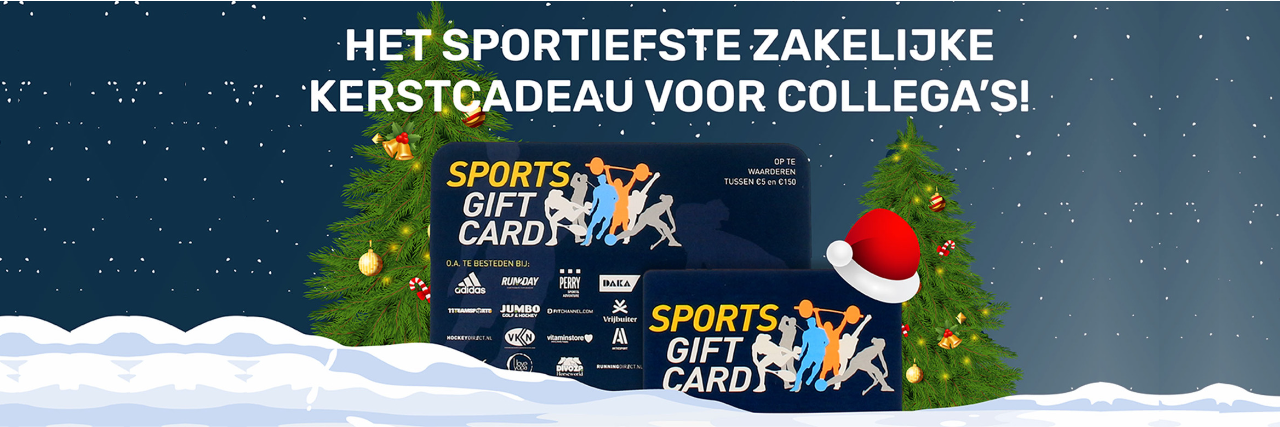 Het sportiefste zakelijke kerstcadeau voor collega's